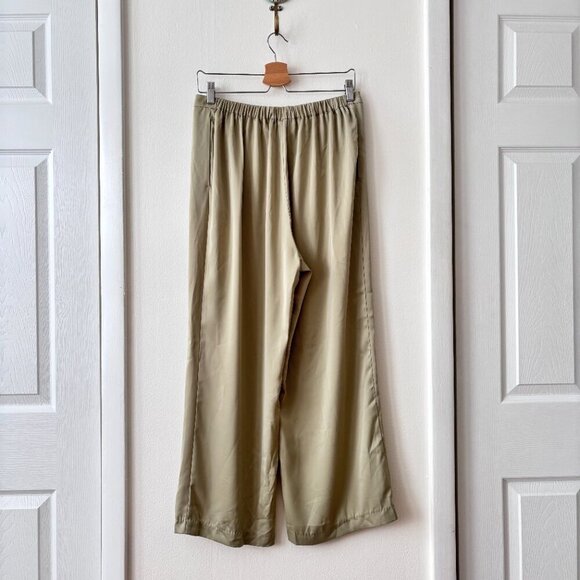 Oak & Fort Straight Satin Pant - Picture 5 of 7